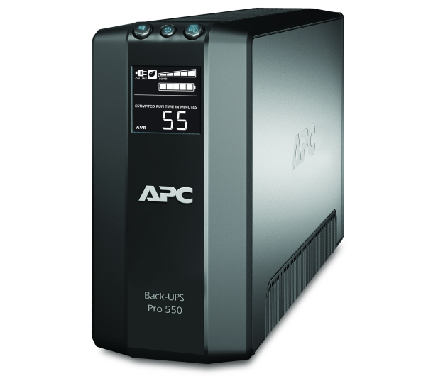 APC Back-UPS Pro 550 (550VA/330W, 6xIEC, AVR, LCD) - 51097 - zdjęcie 4